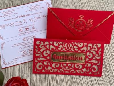 Thiệp cưới mẫu DQ2009DONHUNG